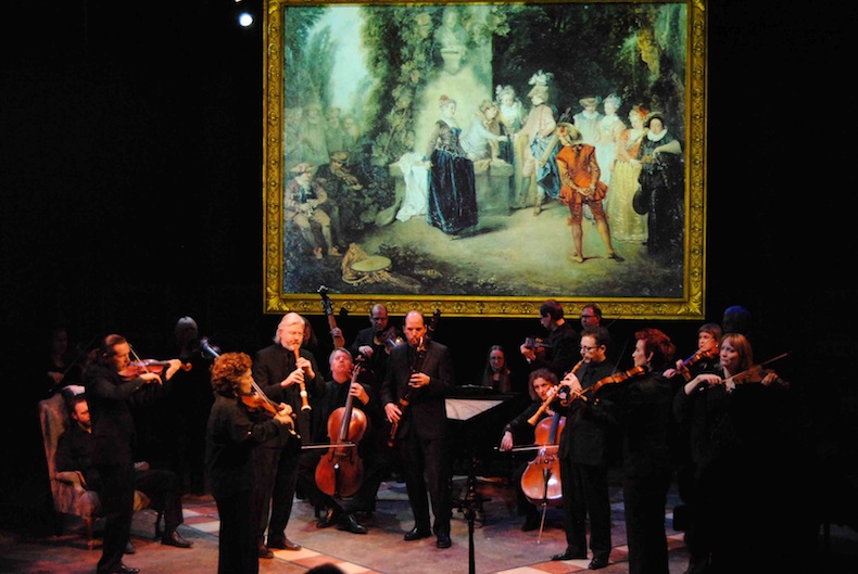 Tafelmusik performe House of Dreams, their second spectacular multimedia show, last February (Donald Lee photo).