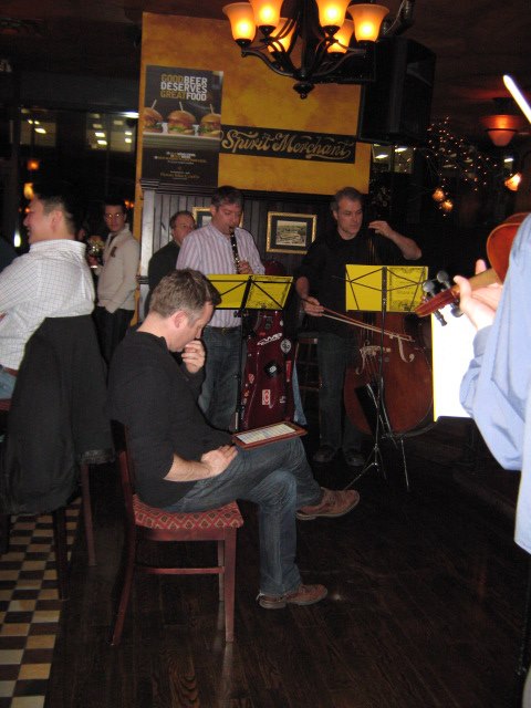 A snapshot from last Sunday's Classical Social at Fionn MacCoull's.