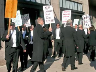 Detroit Symphony Orchestra musicians even wore their tailcoats on the picket line two years ago.