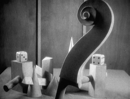 A still from Man Ray's Emak-Bakia, a free-form silent art movie from 1927.