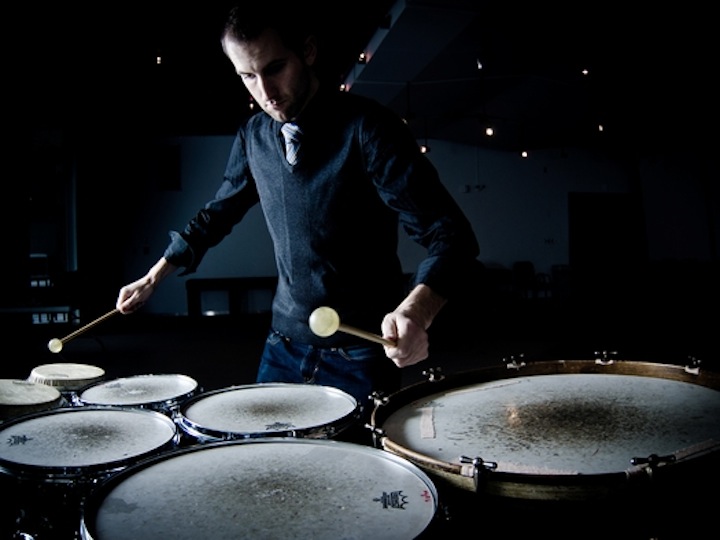 Montreal-based percussionist Ben Duinker joins Toronto Dan Morphy at Gallery 345 on Tuesday.