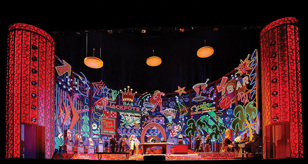 Michael Meyer's las vegas-set Rigoletto at the Met earlier this season (Metropolitan Opera photo).
