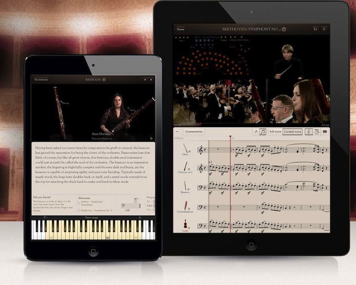Orchestra is an interactive app from TouchPress.