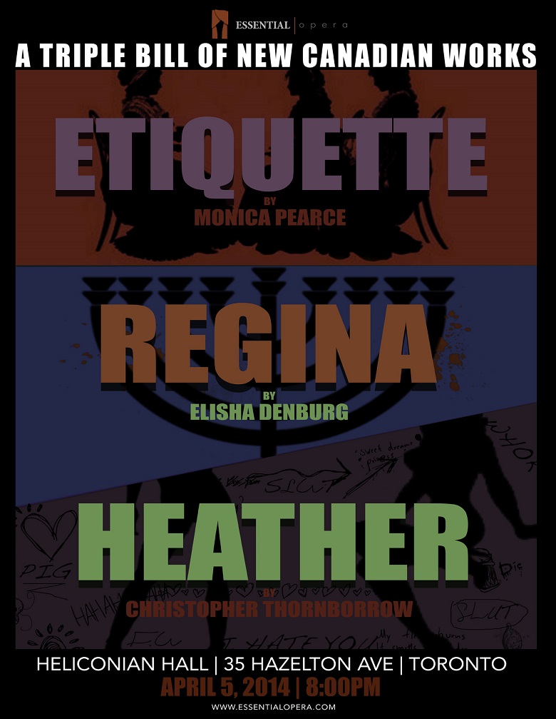Concert review Etiquette, Regina and Heather marks major milestone for Essential Opera