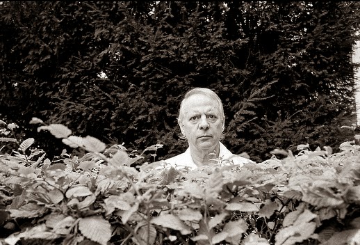 Karlheinz Stockhausen trimming the hedges
