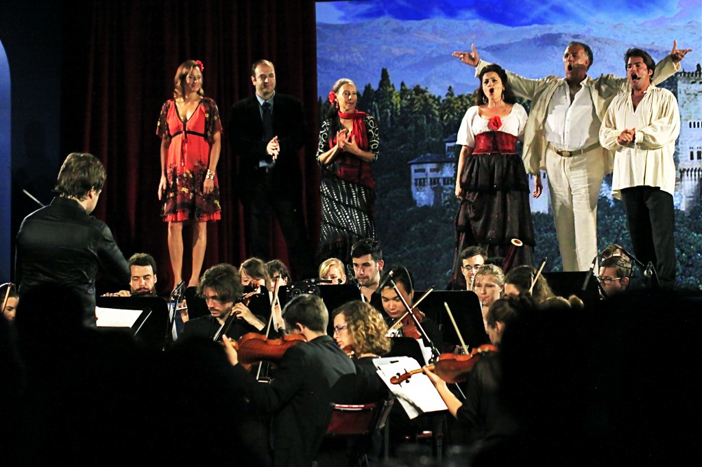L-R: Pascale Bourbeau, Bahram Aghakhan, Lina Moros, Gianna Corbisiero, Edouardo Del Campo, Antonio Figueroa. Photo: Jacques Robert