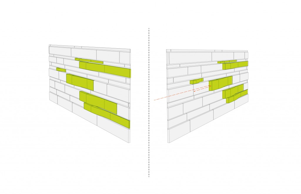Acoustical wall shaping used to provide a rich, diffuse sound field (Photo: ARUP)