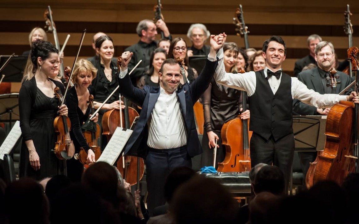 Superstar conductor Yannick Nézet-Séguin brings Montreal's Orchestre Métropolitain to Koerner Hall for their Toronto debut. Photo: Lisa Sakulensky