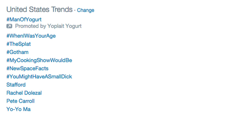 Yo-Yo Ma trending on Twitter, Oct. 5, 2015