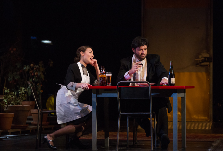 Sharleen Joynt (Christine) & Clarence Frazer (Jean) (Photo: Cylla von Tiedemann)