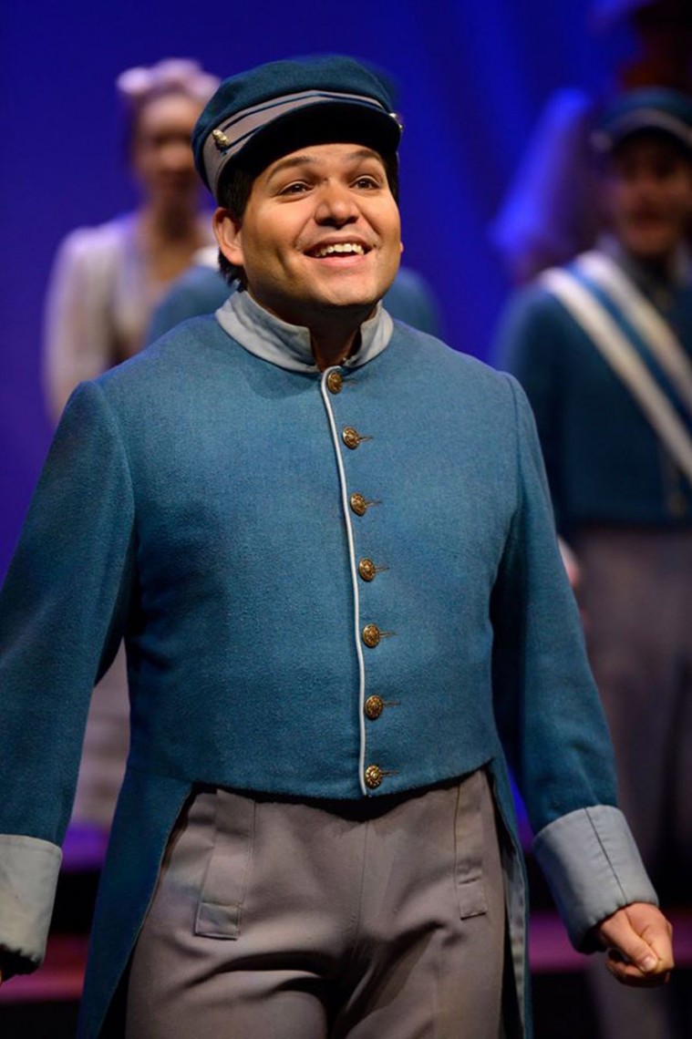Toronto Operetta Theatre's The Student Prince, Tenor Ernesto Ramirez (Photo: Gary Beechey)