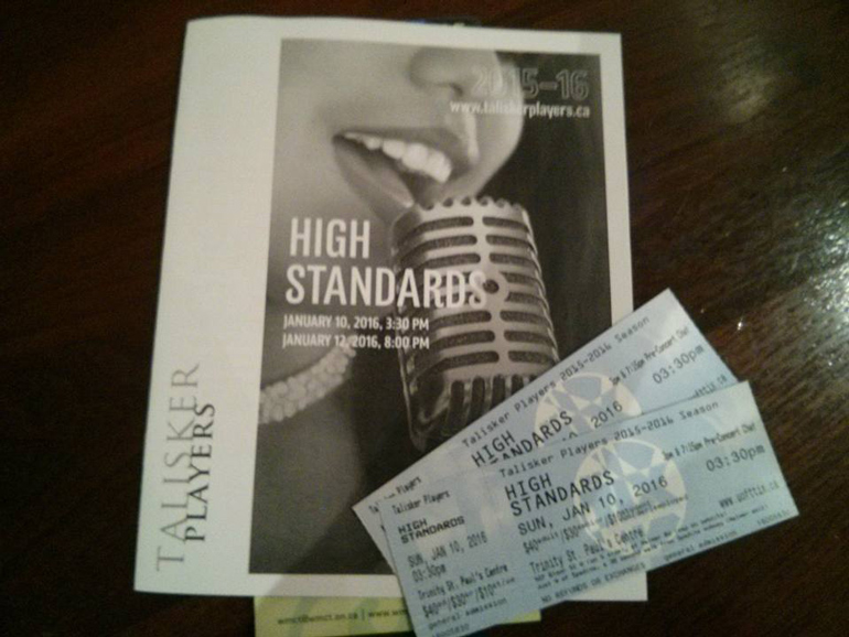 Talisker Players, High Standards