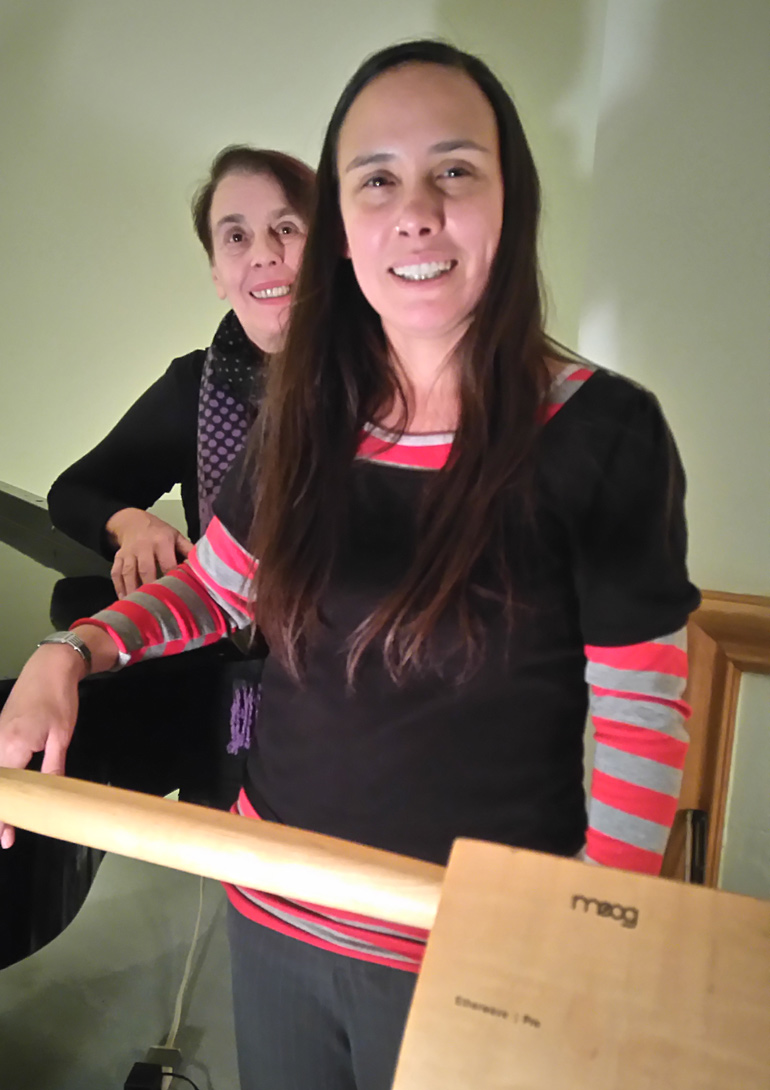 Marie-Theres Rauba and Pamelia Stickney (Photo: Arthur Kaptainis)