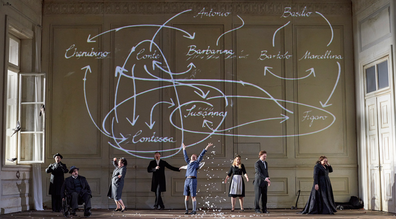 A scene from the Ensemble Studio performance of the Canadian Opera Company’s production of The Marriage of Figaro, 2016. (Photo: Michael Cooper)