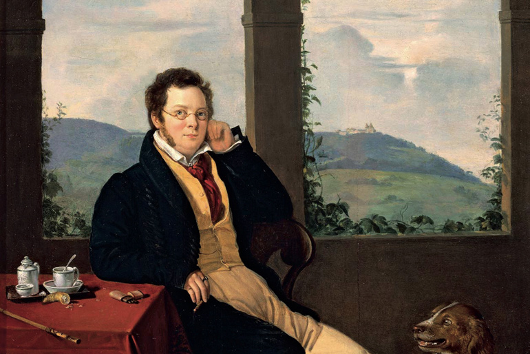 Franz Schubert (Painting: Melegh Gabor)
