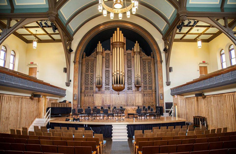 Trinity-St. Paul’s Centre, Jeanne Lamon Hall. Home of Tafelmusik Baroque Orchestra and Chamber Choir.