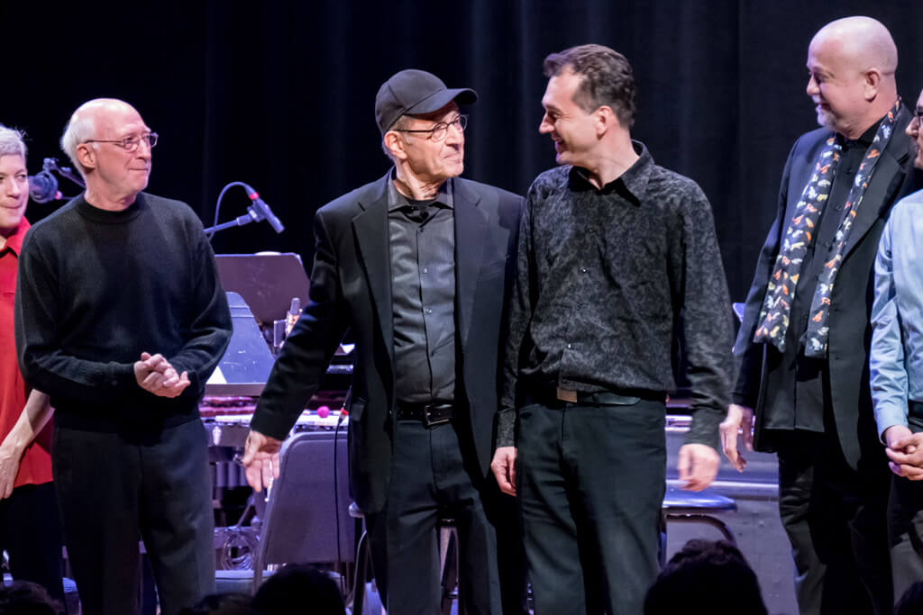 Bob-Becker, Leslie Dala, Steve Reich, Douglas Perry (Photo: Trevor Haldenby)