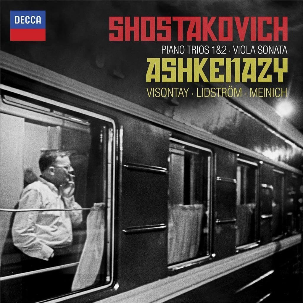 Shostakovich: Piano Trios Nos. 1 & 2; Viola Sonata | Vladimir Ashkenazy, Zsolt-Tihamer Visontay, Mats Lidstrom, and Ada Meinich.