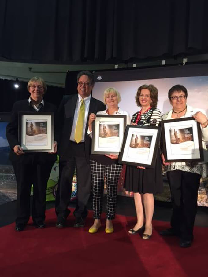 Bells of Baddeck receives Parks Canada Award 2016.