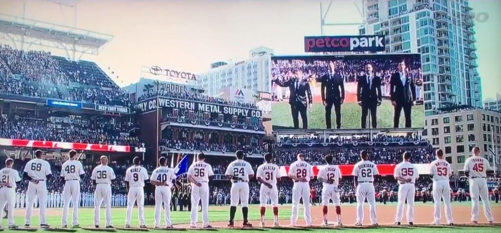 The Tenors feel the wrath after one of their members gets political at MLB all-star game.