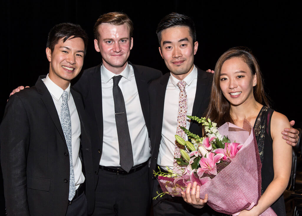 Canada's Rolston String Quartet crowned BISQC First Place winners (Photo: Rita-Taylor)