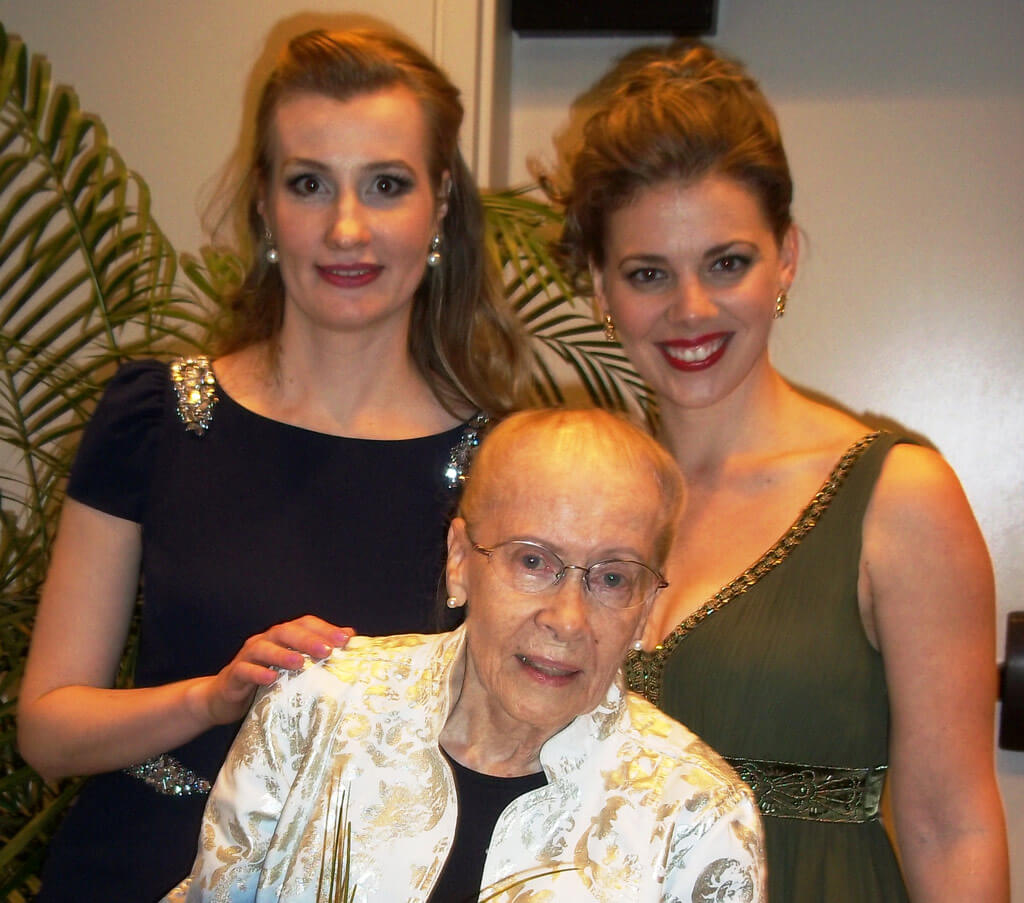 Natalya Gennadi and Marjorie Maltais with IRCPA's Ann Summers Dossena (Photo courtesy IRCPA)
