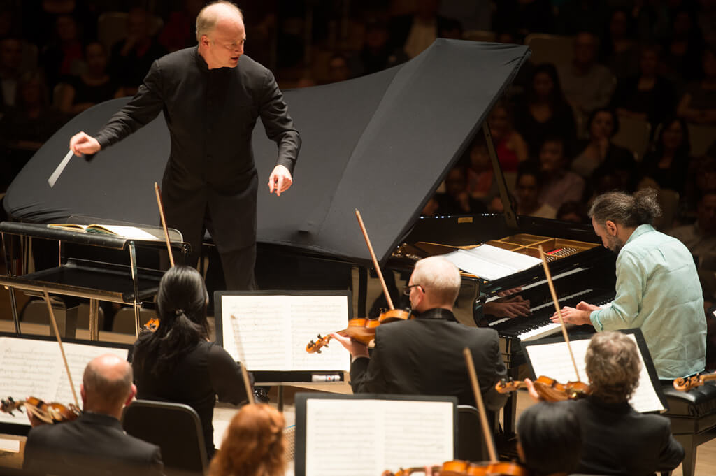 TSO | Conductor Gianandrea Noseda and pianist Stefano Bollani (Photo: Jag Gundu)