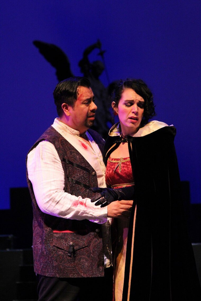 Opera York | Tosca, with soprano Jessica Lane and tenor Romulo Delgado. (Photo: Greg King)