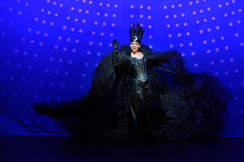 Ambur Braid as the Queen of the Night in the Canadian Opera Company’s production of The Magic Flute, 2017. (Photo: Gary Beechey)