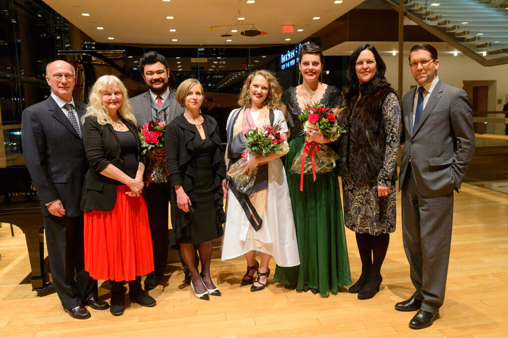 Mezzo Emily D’Angelo and soprano Danika Lorèn Share Top Honours at Christina and Louis Quilico Awards (Photo: Chris Hutcheson)
