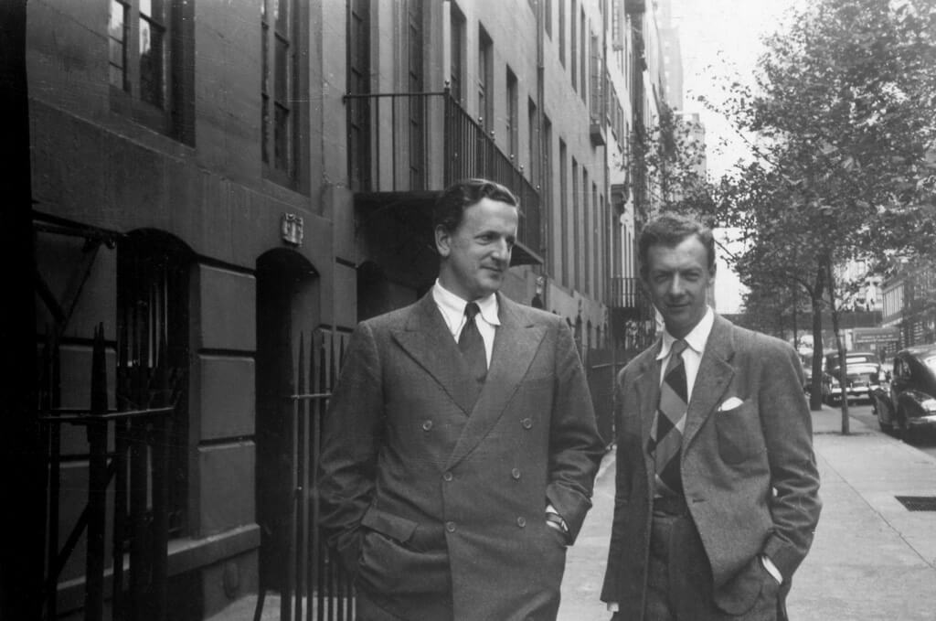 Benjamin Britten, composer and Peter Pears, tenor
