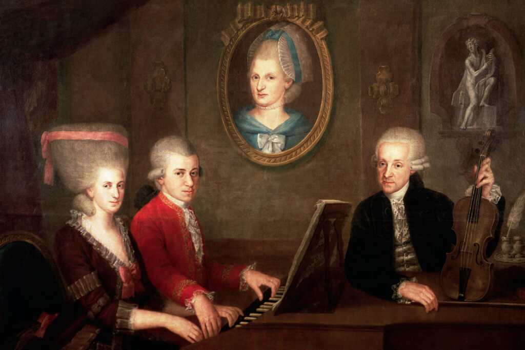Wolfgang Amadeus Mozart, and Constanze Weber, soprano
