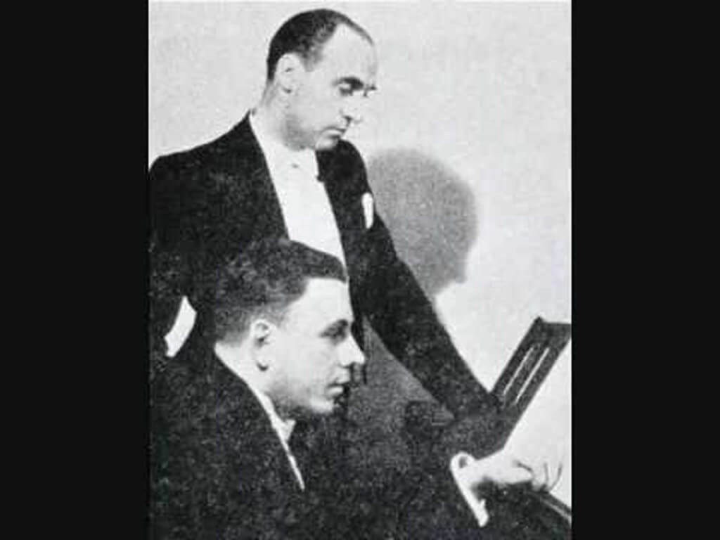 Pierre Bernac, baryton-martin, and Francis Poulenc, composer