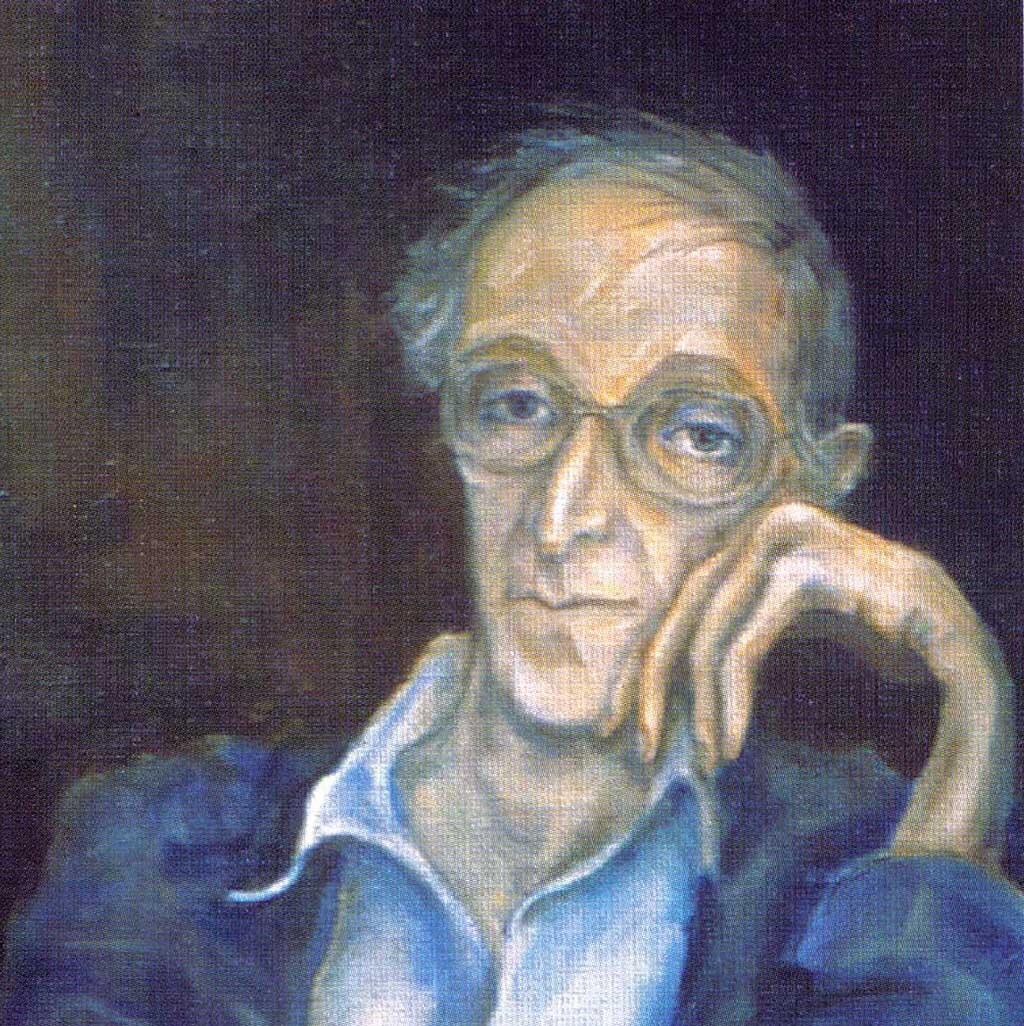 Portrait of the composer Alexander Lokshin, Tatyana Apraksina (1987)