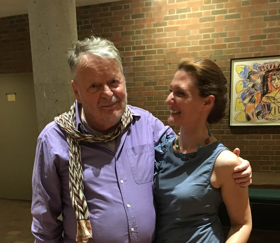 Anton Kuerti with his partner Catherine Berthiaume (Photo: Jennifer Liu)