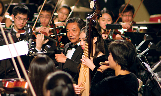 Selected members of the Shen Yun Symphony Orchestra. (Photo courtesy Shen Yun Orchestra)