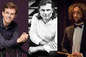 Serhiy Salov, piano Philippe Prud'homme, piano et Léo Guiollot, percussion