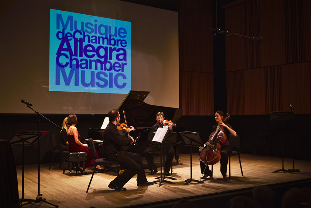 L'ensemble Allegra propose un récital d'oeuvres de Brahms et Mendelssohn à la salle Redpath, jeudi soir. (Crédit: Krisjana Thorsteinson).