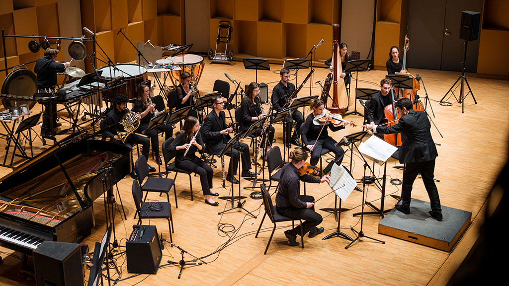 L'Ensemble de musique contemporaine de McGill. (Crédit: Tam Lan Truong)