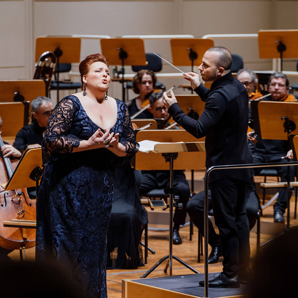Marie-Nicole Lemieux, en concert avec l'OM à Dortmund, Allemagne, 26 novembre 2017. (Crédit: François Goupil)