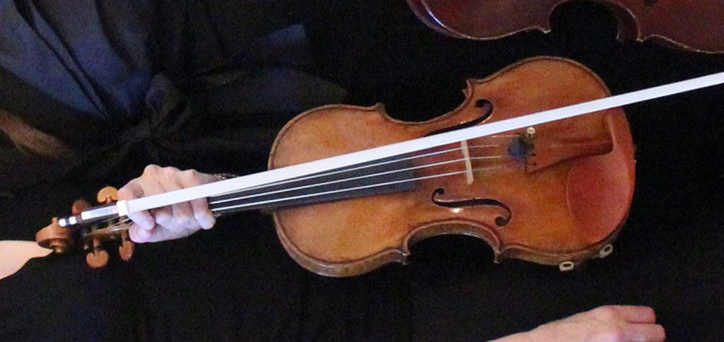 Le violon volé de Marie-Claude Massé a été retrouvé la semaine dernière. (Photo: courtoisie)