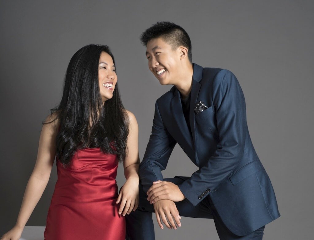 Silvie et Bryan Cheng, qui forment le Duo Cheng. (Crédit: Andrée Lanthier)