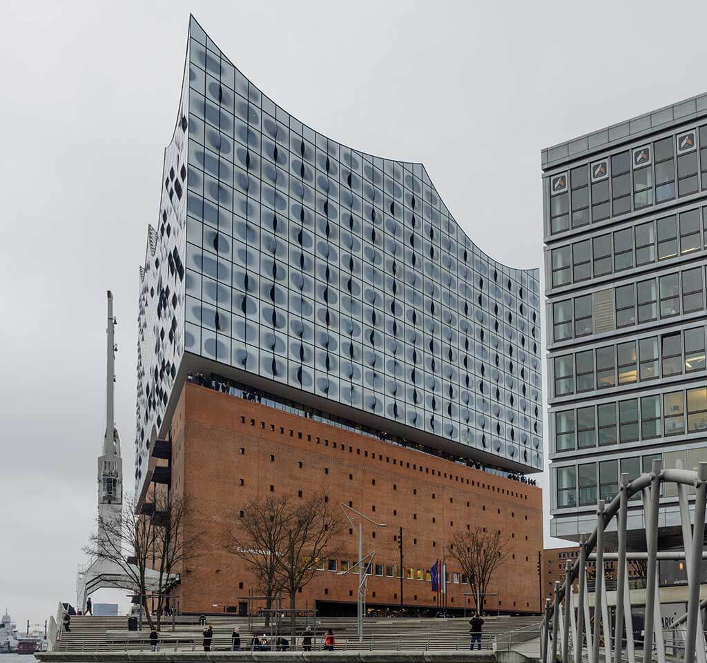La Philharmonie de l'Elbe (Elbphilharmonie), Hambourg. (Crédit: François Goupil)
