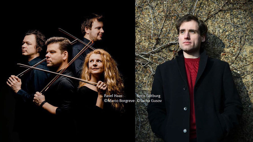 Pavel Haas Quartet et Boris Giltburg