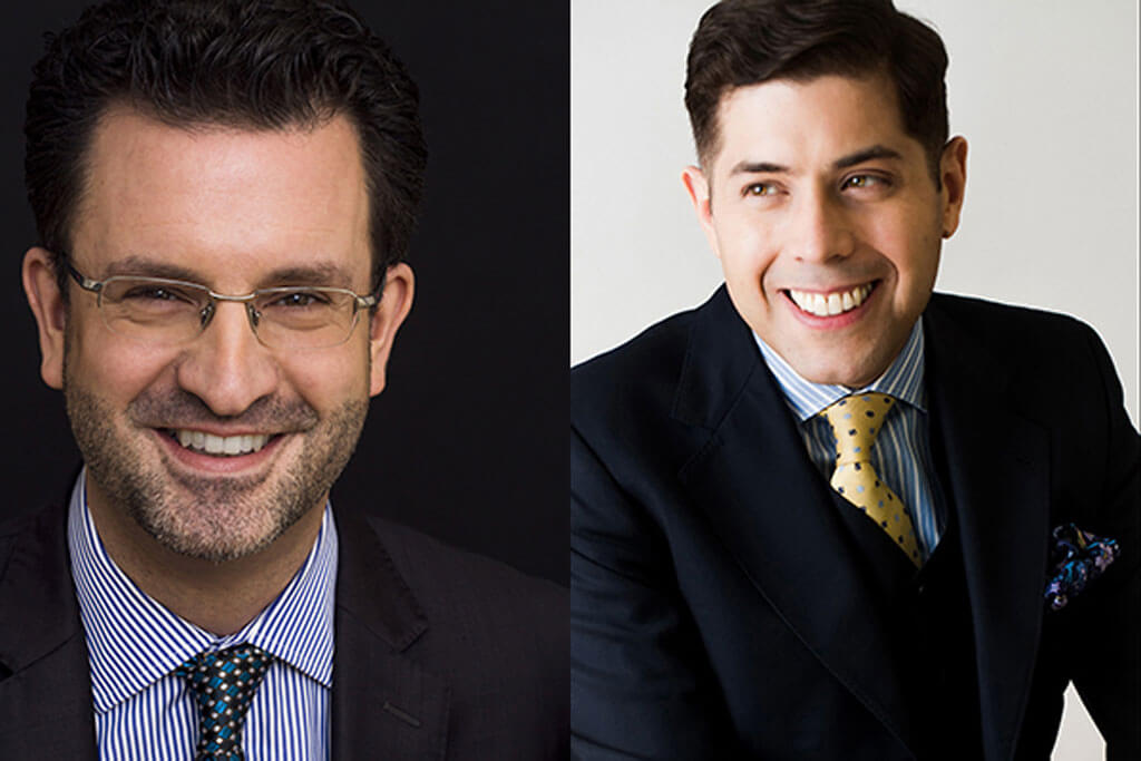 Olivier Godin et François Zeitouni. (Photo: courtoisie)