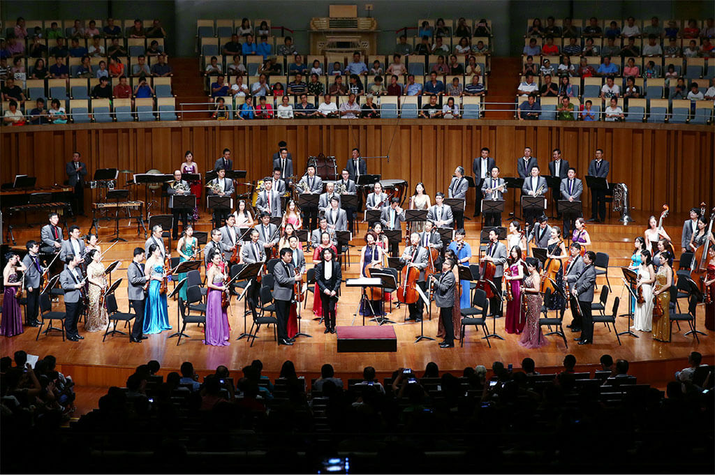 Orchestre symphonique de cinéma de Chine. (PHOTO: Courtoisie)