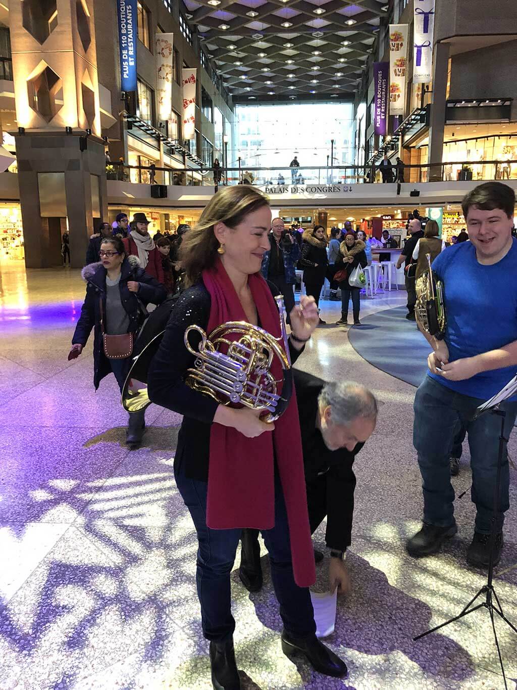 Sarah Willis, cor solo du Berliner Philharmoniker (Crédit: Stéphanie Dupuis)