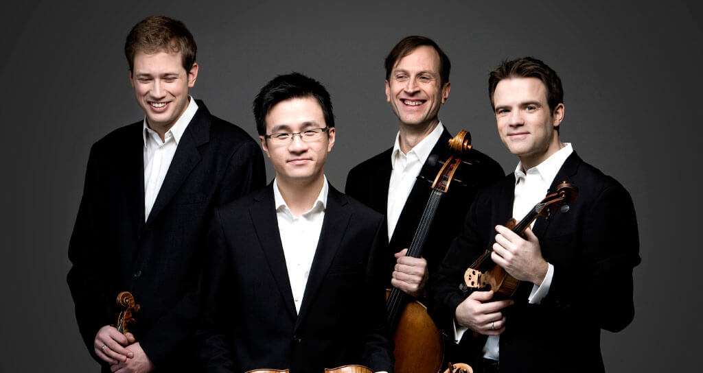 Le Nouveau Quatuor Orford: Jonathan Crow, Andrew Wan, Brian Manker et Eric Nowlin. (Crédit: Alain Lefort)