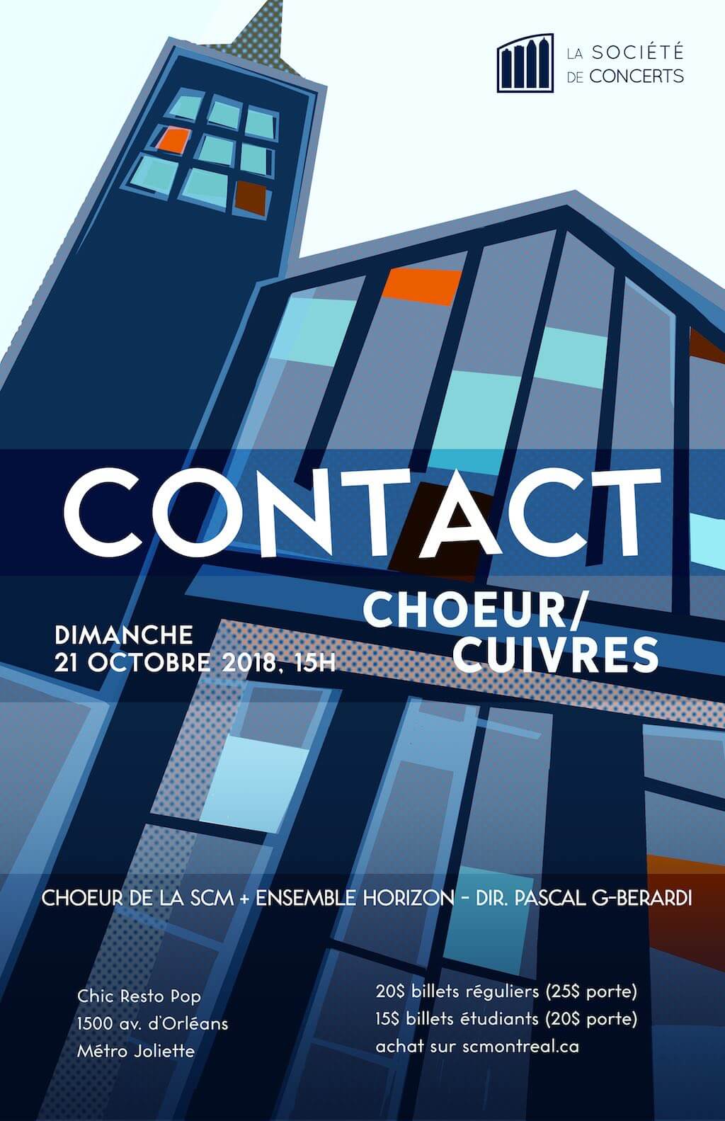Contact - Choeur Cuivres affiche