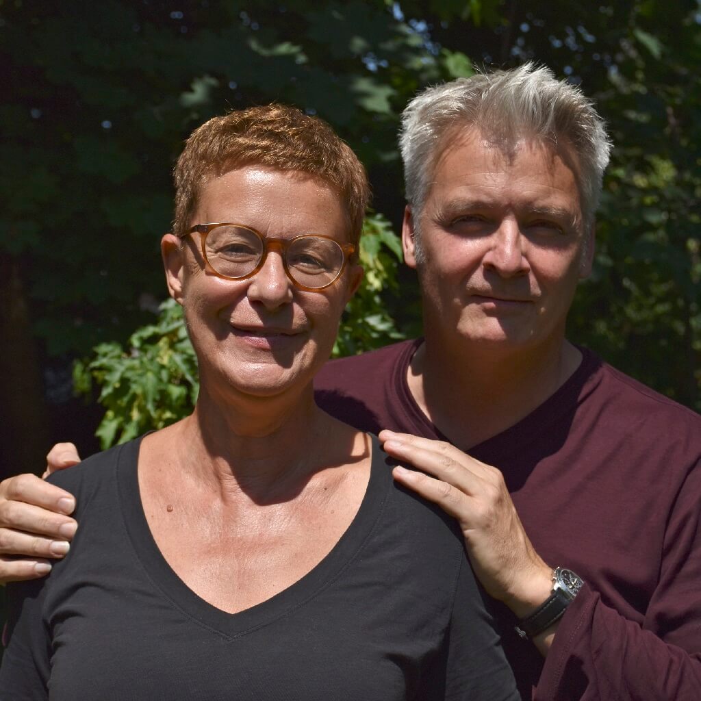 Lucie Hamel et Clément Canac-Marquis, fondateurs d'Ahuntsic en fugue. (Crédit: Julie Turp)